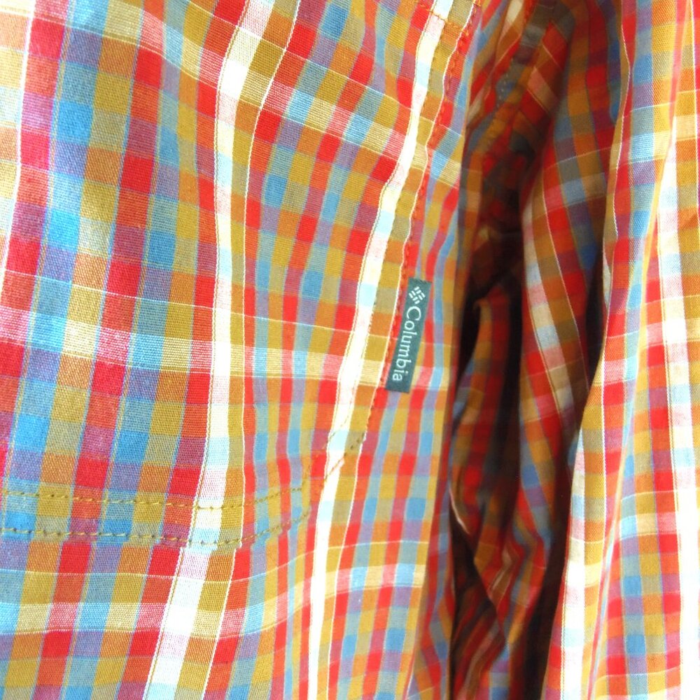 Columbia Men’s Long Sleeve Plaid Casual Button Dress Shirt Size XL Button Down - Picture 8 of 12